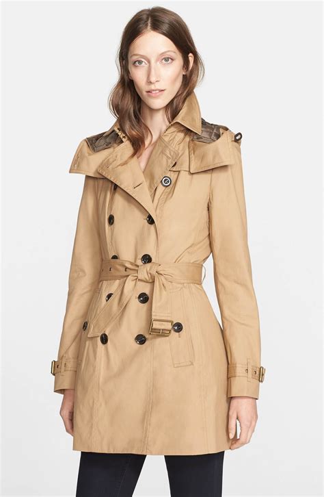 burberry brit hooded trench coat|burberry trench coat removable lining.